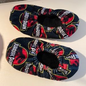 Jurassic park kids slippers